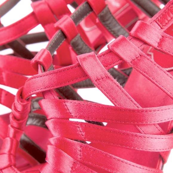 Roger Viver pink satin sandals size 35 1/2 - Picture 9 of 9